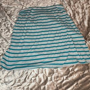 Faded Glory Striped Skirt